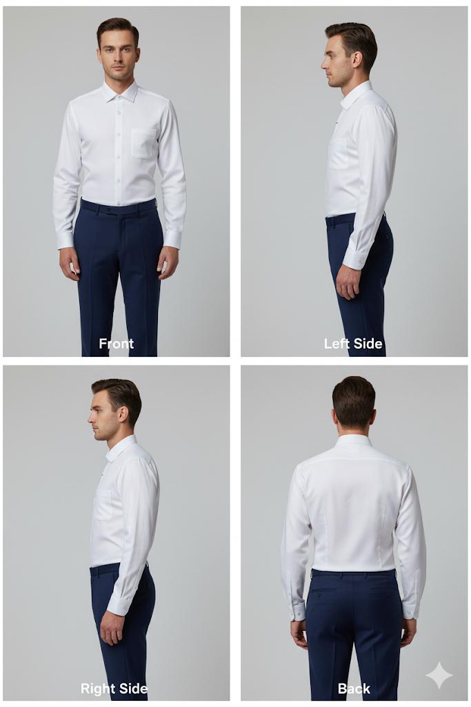 Black Arrow Classic White Formal Shirt