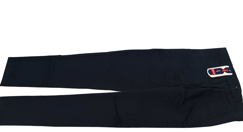 Men’s Navy Blue Slim Fit Formal Trousers
