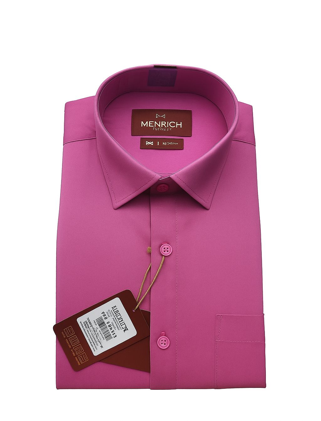 Menrich Premium Bright Pink Formal Shirt