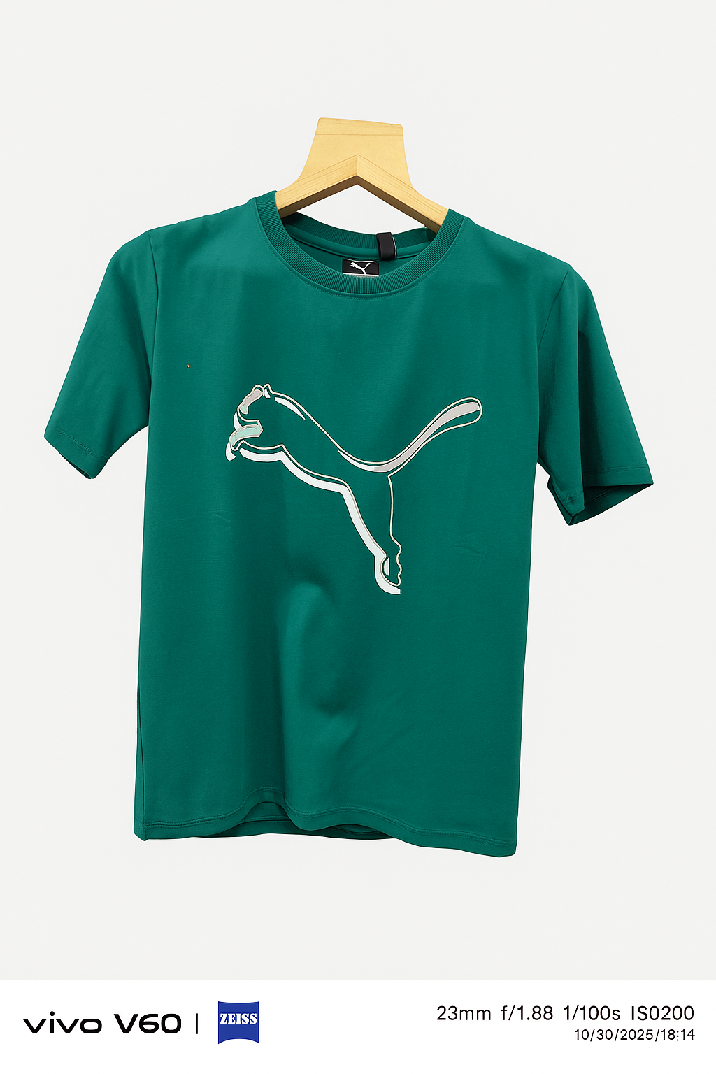 Green Puma Classic Logo T-Shirt