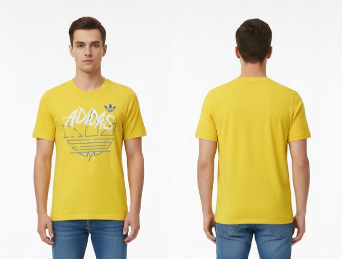 Adidas graphic print t shirt