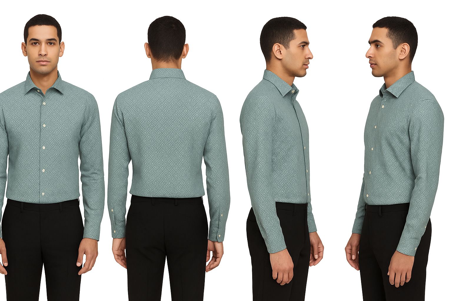 Title: Menrich Luxury Grey Printed Formal Shirt