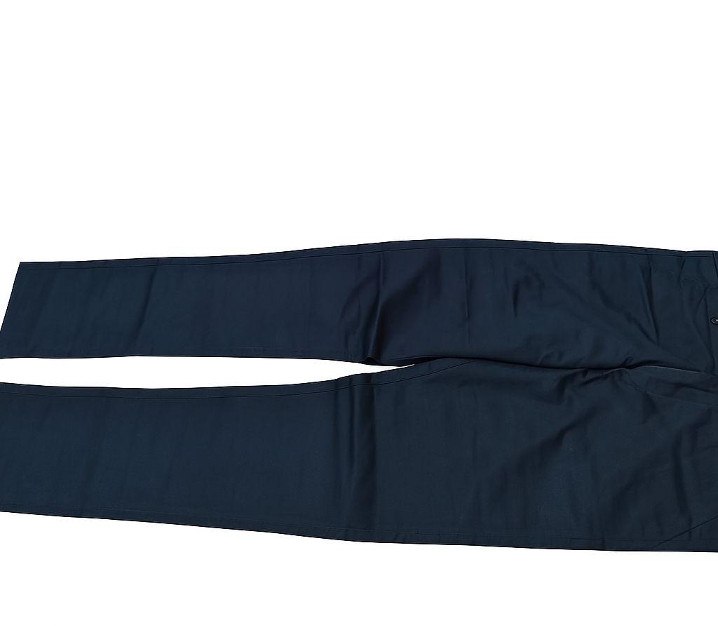 Navy Blue Slim Fit Formal Trousers