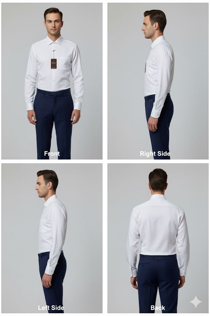 Menrich Luxury White Formal Shirt